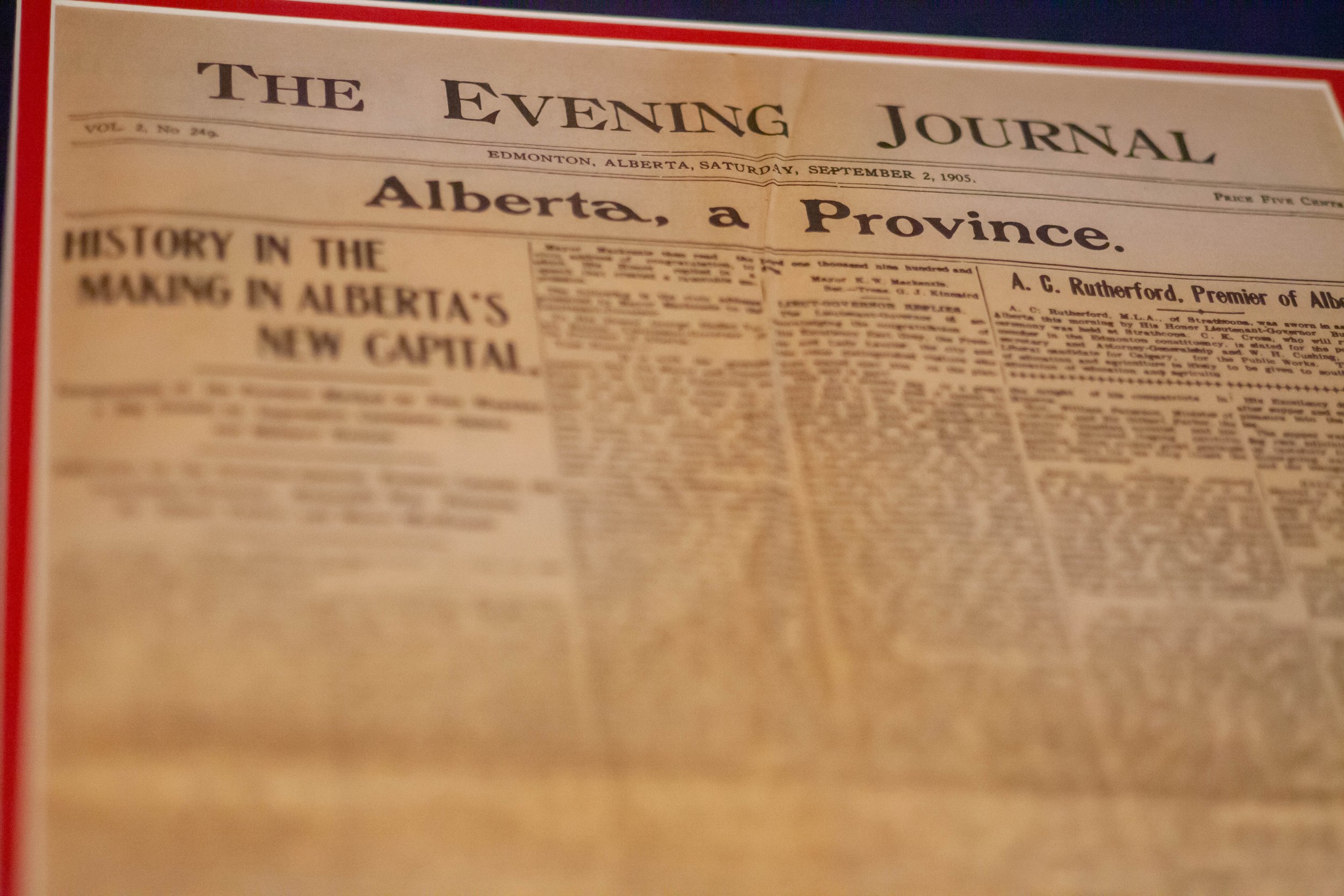 Archival newspaper material related to the South Alberta Light Horse